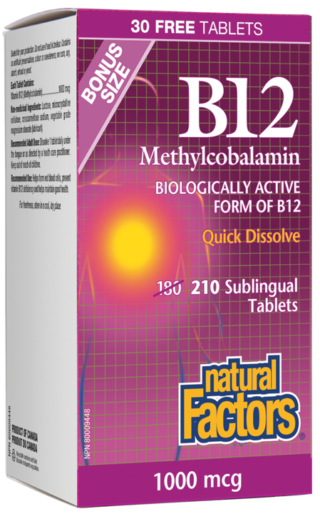 B12 Methylcobalamin - 1,000 mcg