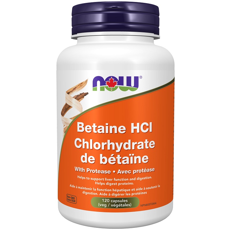 Betaine HCI - 120 capsules