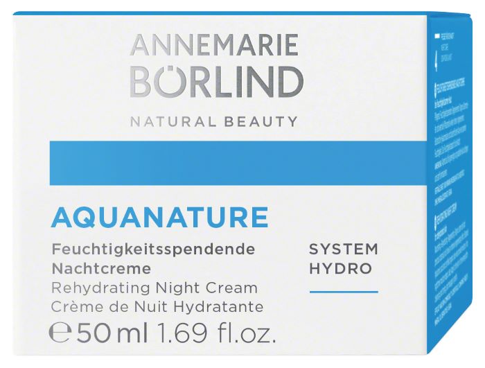 Aquanature Rehydrating Night Cream - 50 ml