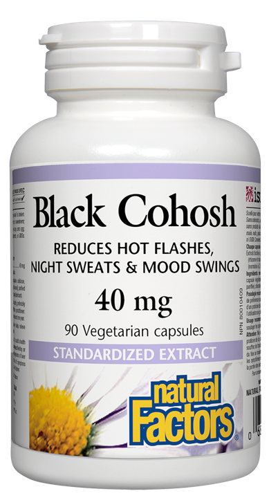 Black Cohosh - 40 mg - 90 veggie capsules
