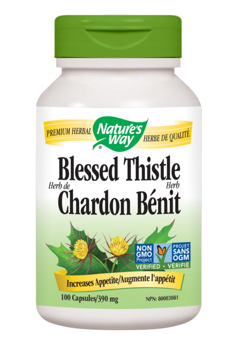 Blessed Thistle - 390 mg - 100 capsules