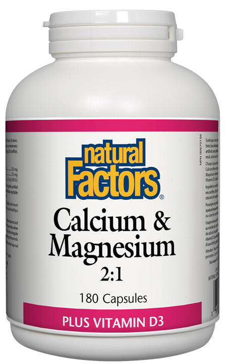 Calcium &amp; Magnesium 2:1 - 180 capsules