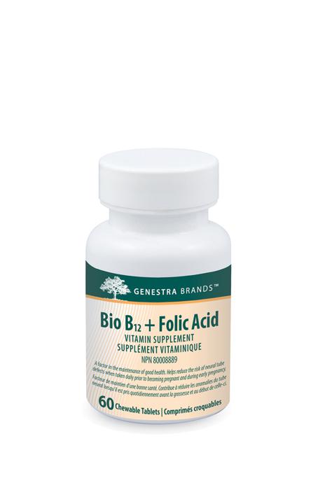 Bio B12 + Folic Acid - 60 chews