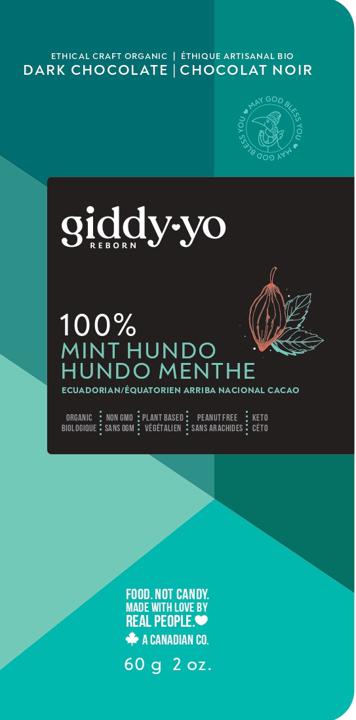 Chocolate Bar - Mint Hundo 100% - 62 g