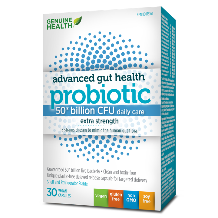 Advanced Gut Health Probiotic Extra Strength - 50 Billion CFU