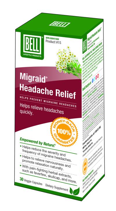 #15 Migraid Headache Relief - 30 capsules