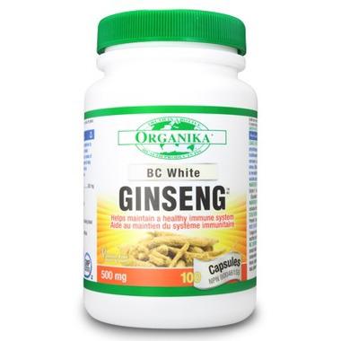BC White Ginseng - 500 mg - 100 capsules