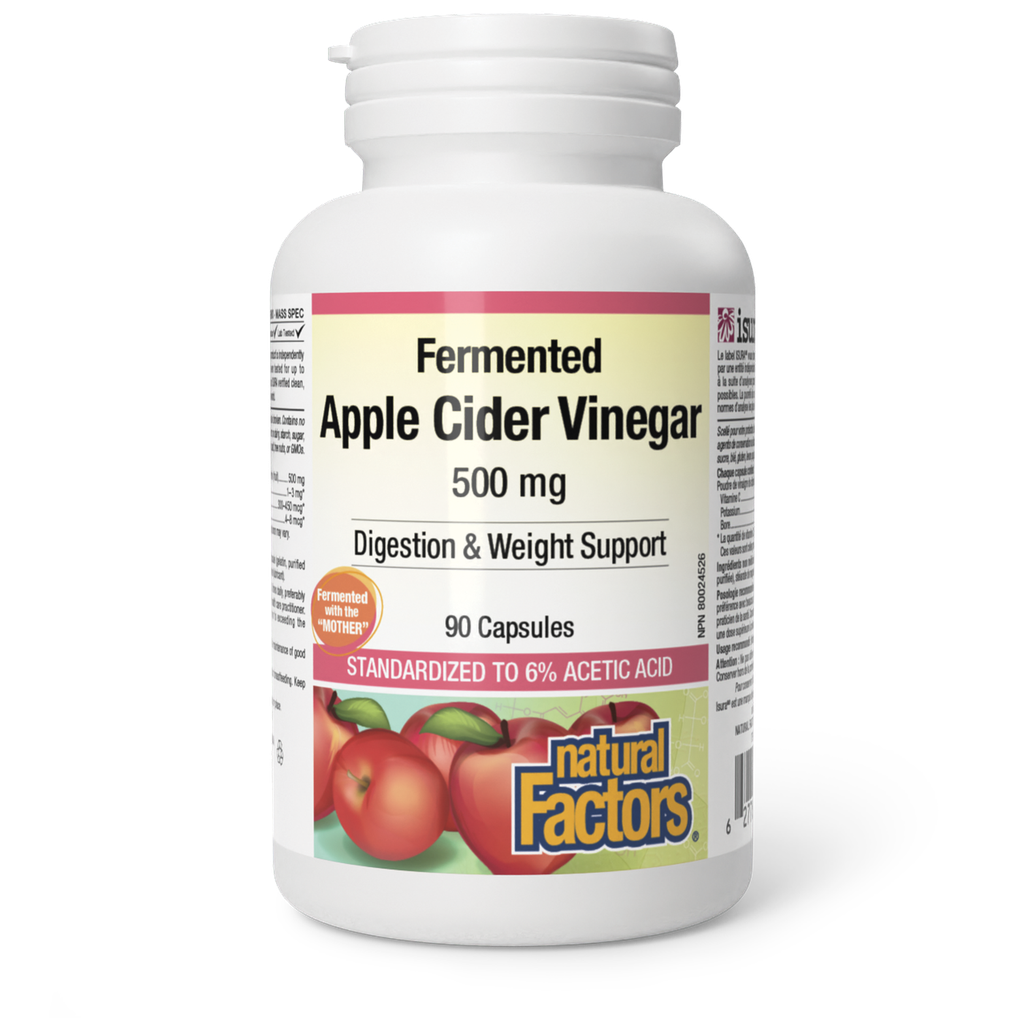 Apple Cider Vinegar - 500 mg - 90 capsules