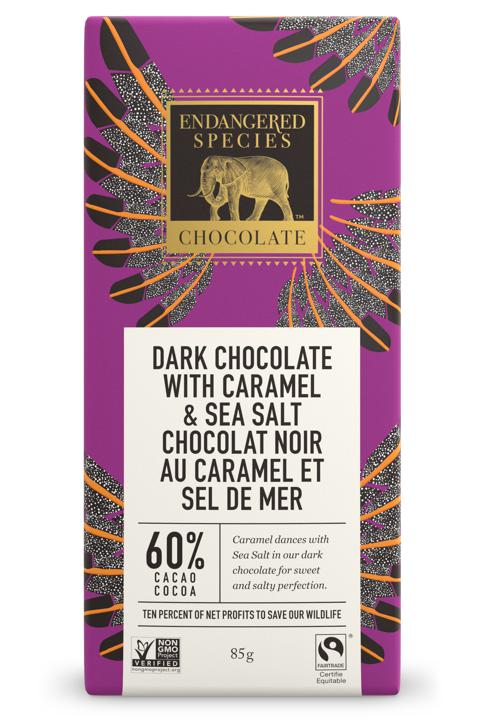 Chocolate Bar - Dark Chocolate with Caramel &amp; Sea Salt