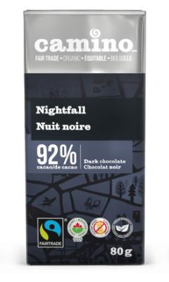 Chocolate Bar - Nightfall 92% - 80 g