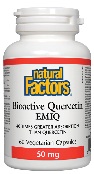 Bioactive Quercetin EMIQ - 50 mg - 60 veggie capsules