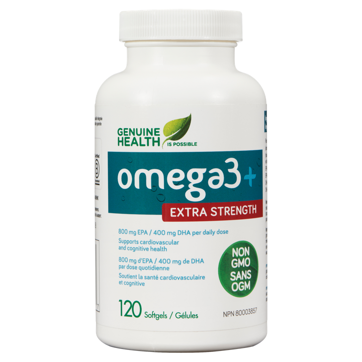 Omega3+ Extra Strength - 800 mg EPA, 400 mg DHA