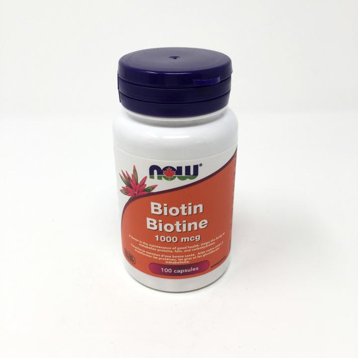 Biotin - 1,000 mcg - 100 capsules