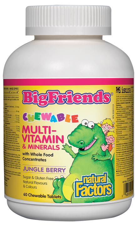 Big Friends Chewable Multivitamin &amp; Minerals - Jungle Berry - 60 chews