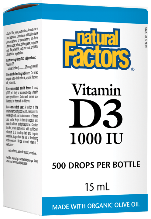 Vitamin D3 Drops 1000IU