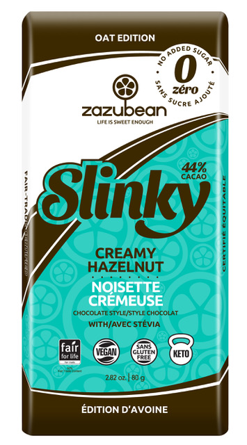 Chocolate Bar - Slinky Hazelnut Mocha Oat Latte 43% Cacao
