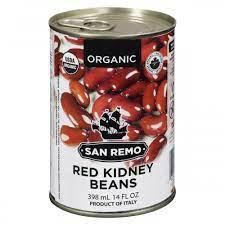 Canned Red Kidney Beans Org