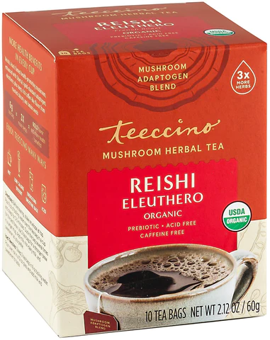 Mushroom Herbal Tea - Reishi Eleuthero French Roast