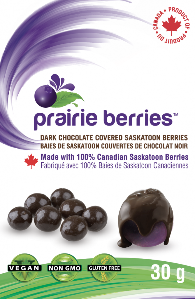 Dark Chocolate Covered Saskatoon Berries