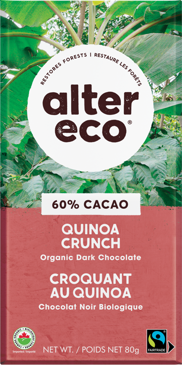 Chocolate Bar - Quinoa Crunch 60% Cacao
