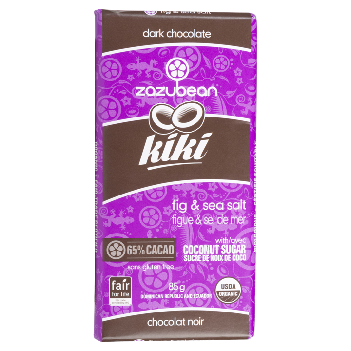Chocolate Bar - Kiki Fig &amp; Sea Salt 65% Cacao