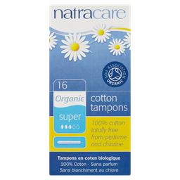 [10017410] Cotton Tampons - Super - 16 count
