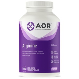 [10011796] Arginine - 600 mg - 180 veggie capsules