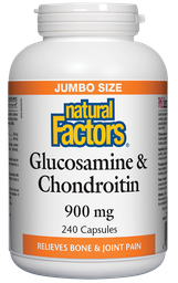 [10007465] Glucosamine &amp; Chondroitin Sulfate - 900 mg - 240 capsules