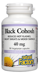 [10007421] Black Cohosh - 40 mg - 90 veggie capsules