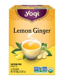 [10008053] Tea - Lemon Ginger - 16 count