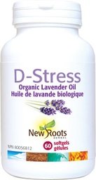 [10991306] D-Stress Organic Lavender Oil - 60 soft gels