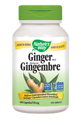[10004885] Ginger Root - 550 mg - 100 capsules