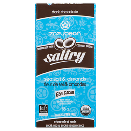 [10916500] Chocolate Bar - Saltry Sea Salt &amp; Almonds 65% Cacao - 85 g