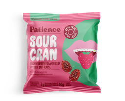 [11064366] Sour Cranberry Strawberry Candy - 60 g