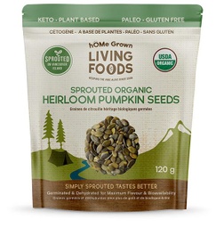 [11065991] Sprouted Heirloom Pumpkin Seeds - 120 g