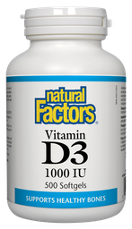 [10464000] Vitamin D3 1000IU - 500 soft gels
